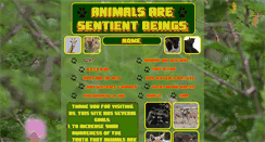 Desktop Screenshot of animalsaresentientbeings.org